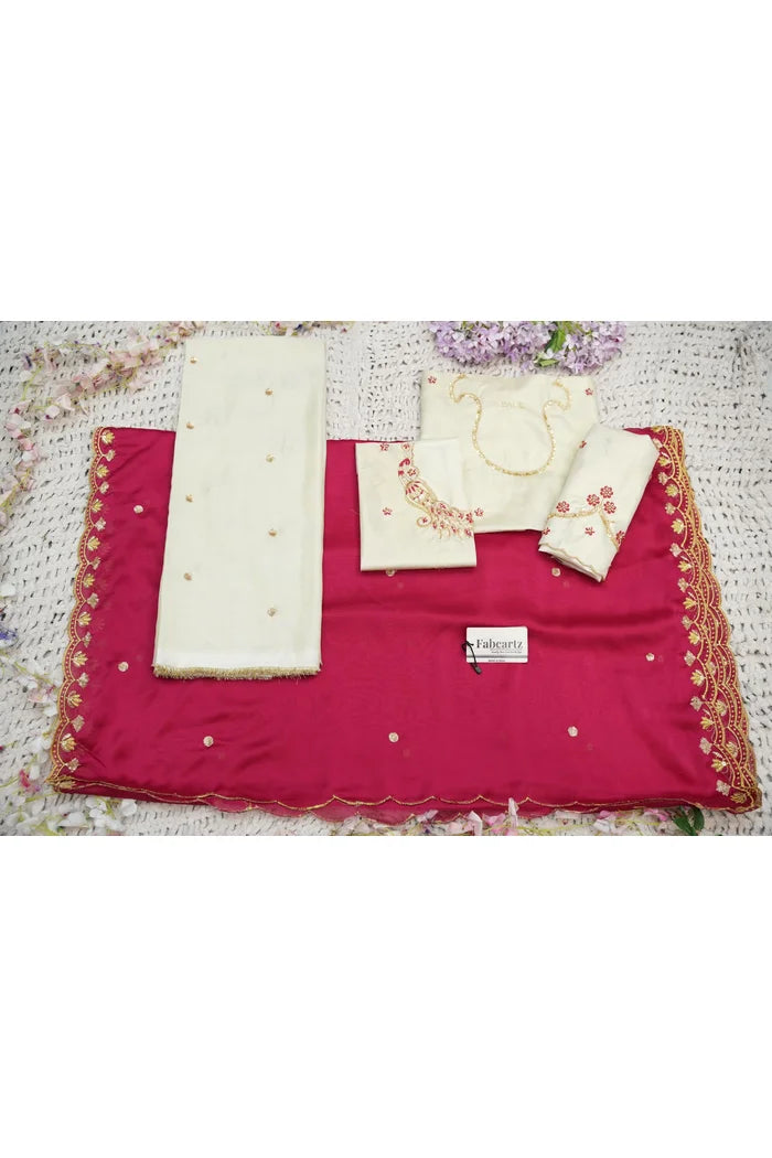 దక్షిణ భారత పండుగ సాంప్రదాయ హాఫ్ చీర (ఛవి) 