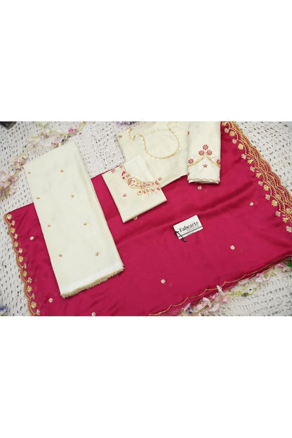 దక్షిణ భారత పండుగ సాంప్రదాయ హాఫ్ చీర (ఛవి) 