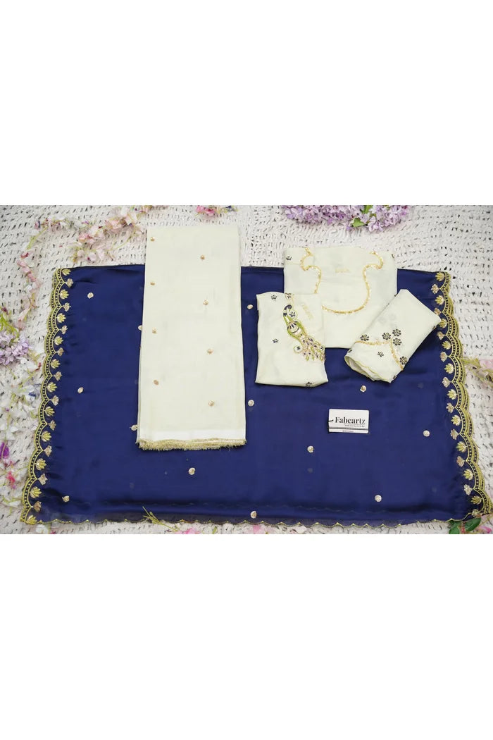 దక్షిణ భారత పండుగ సాంప్రదాయ హాఫ్ చీర (ఛవి) 