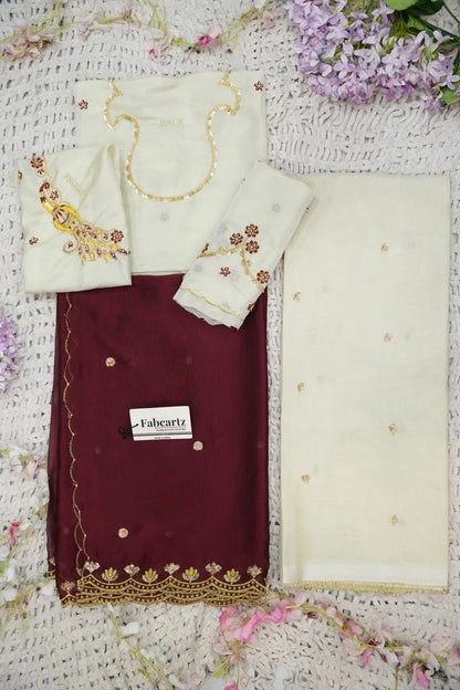 దక్షిణ భారత పండుగ సాంప్రదాయ హాఫ్ చీర (ఛవి) 