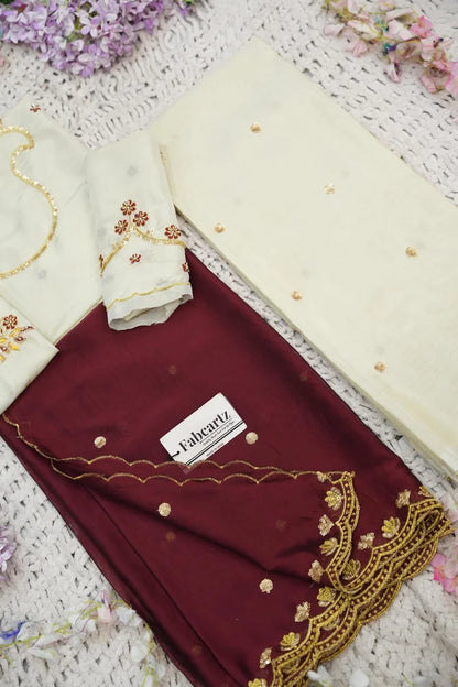 దక్షిణ భారత పండుగ సాంప్రదాయ హాఫ్ చీర (ఛవి) 