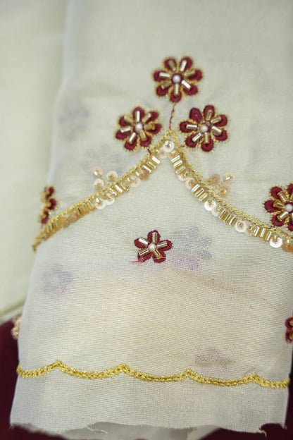 దక్షిణ భారత పండుగ సాంప్రదాయ హాఫ్ చీర (ఛవి) 