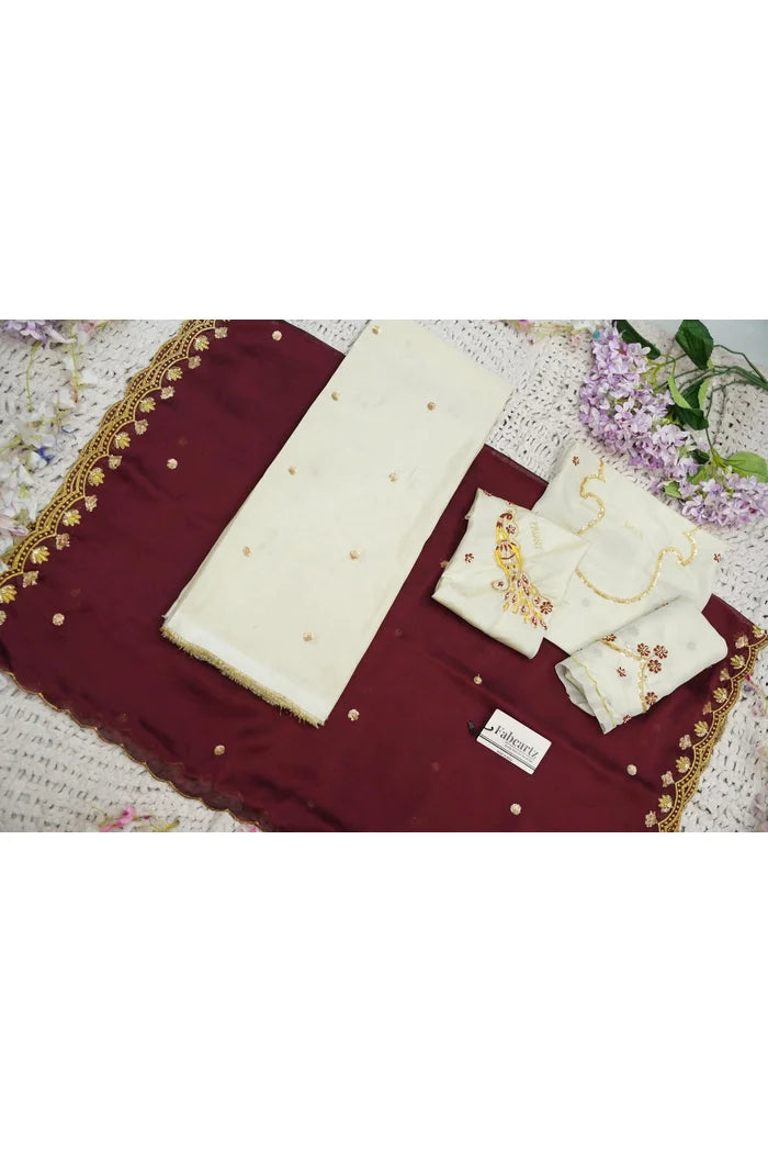 దక్షిణ భారత పండుగ సాంప్రదాయ హాఫ్ చీర (ఛవి) 