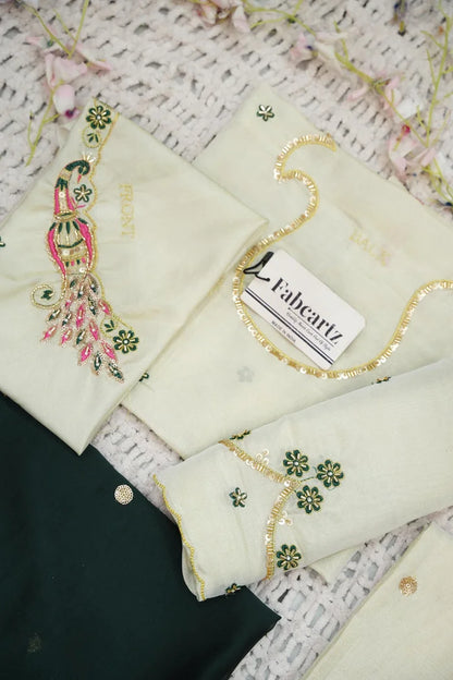 దక్షిణ భారత పండుగ సాంప్రదాయ హాఫ్ చీర (ఛవి) 