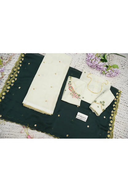 దక్షిణ భారత పండుగ సాంప్రదాయ హాఫ్ చీర (ఛవి) 