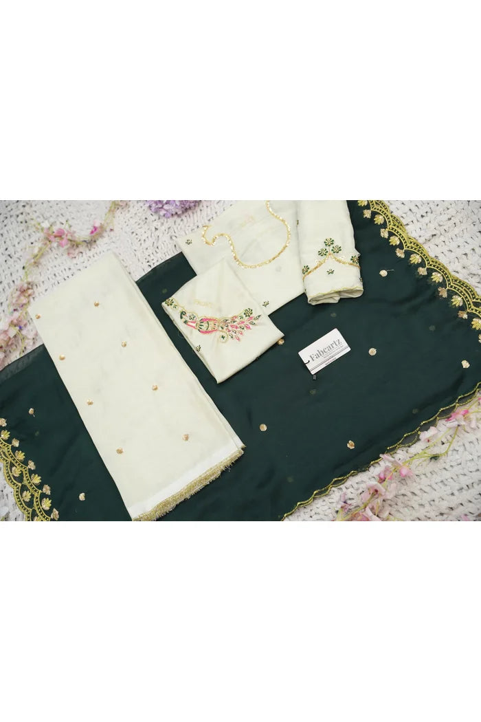 దక్షిణ భారత పండుగ సాంప్రదాయ హాఫ్ చీర (ఛవి) 