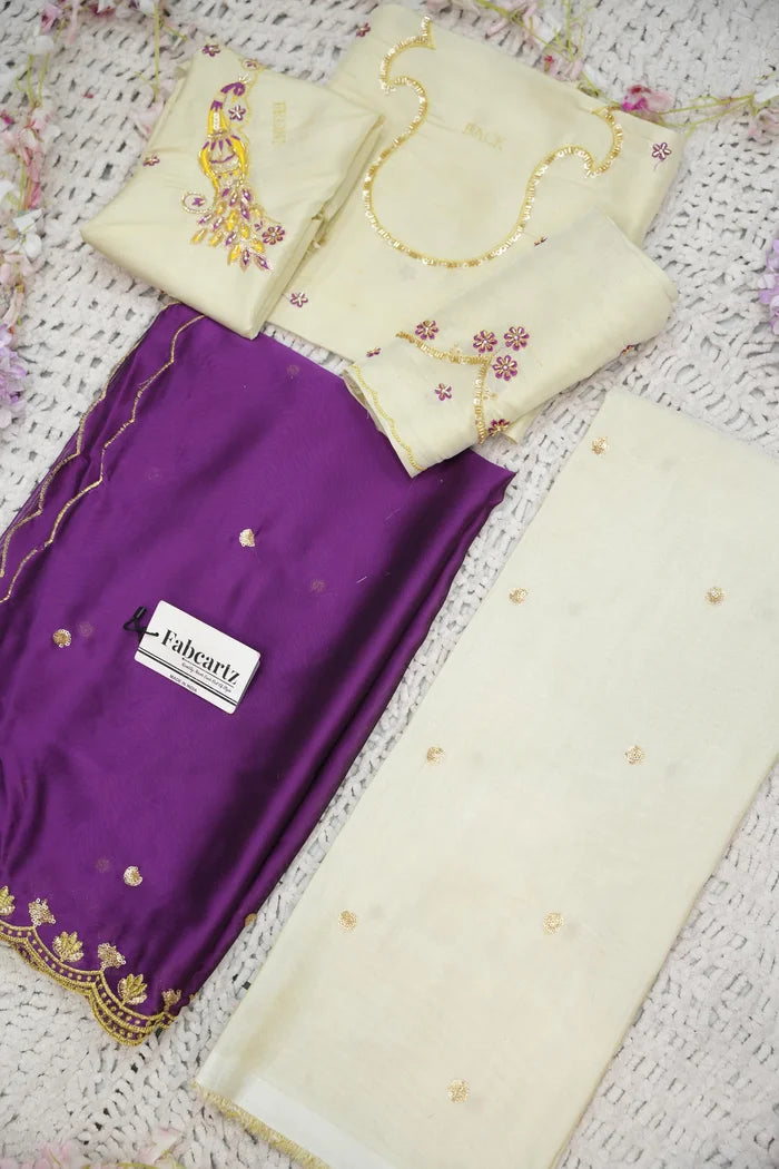 దక్షిణ భారత పండుగ సాంప్రదాయ హాఫ్ చీర (ఛవి) 