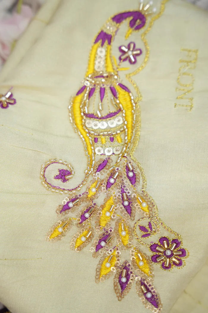 దక్షిణ భారత పండుగ సాంప్రదాయ హాఫ్ చీర (ఛవి) 