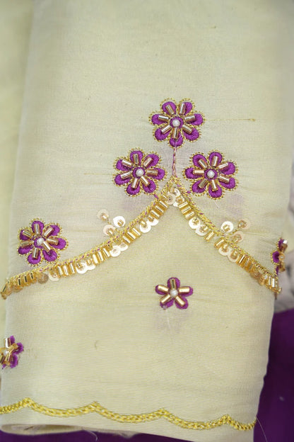 దక్షిణ భారత పండుగ సాంప్రదాయ హాఫ్ చీర (ఛవి) 