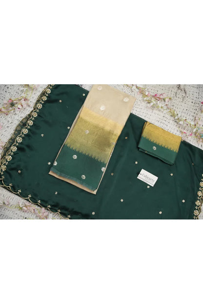Beautiful South Indian Style Half Saree with Blouse and Dupatta for Women | Dharani (Copy)