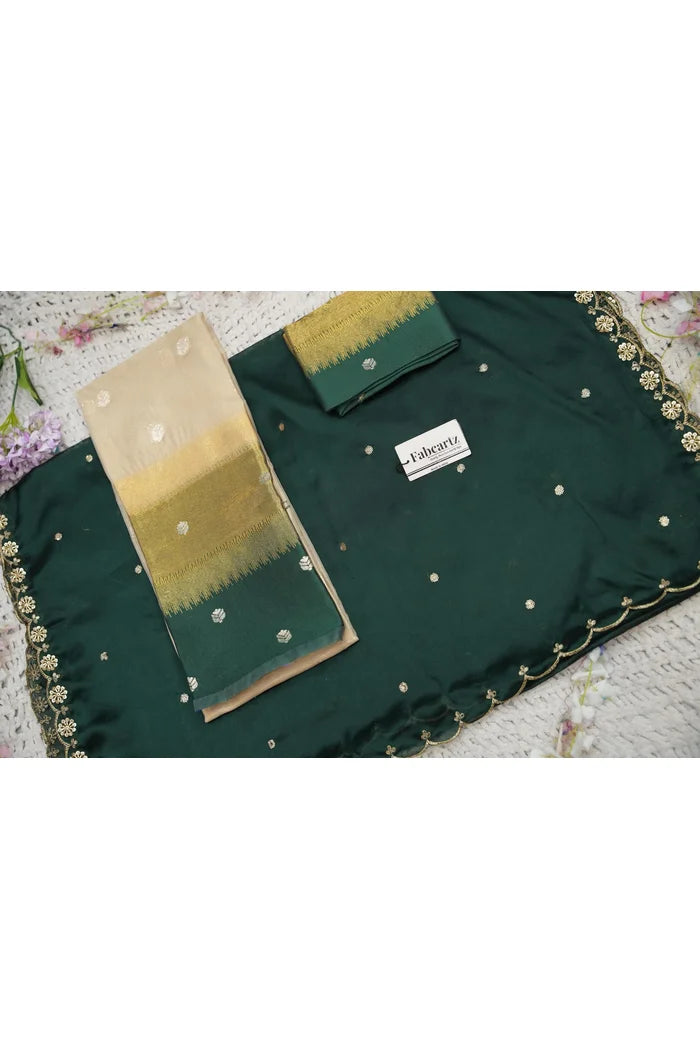 Beautiful South Indian Style Half Saree with Blouse and Dupatta for Women | Dharani (Copy)
