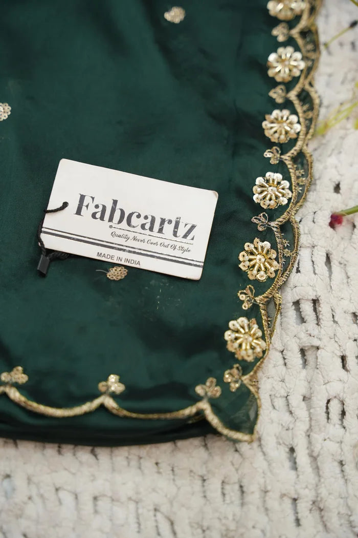 దక్షిణ భారత పండుగ సాంప్రదాయ హాఫ్ చీర (ఛవి) 