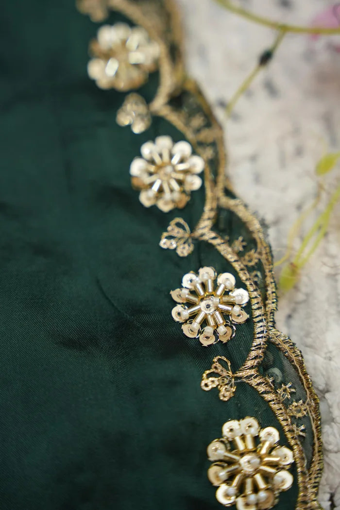 Beautiful South Indian Style Half Saree with Blouse and Dupatta for Women | Dharani (Copy)