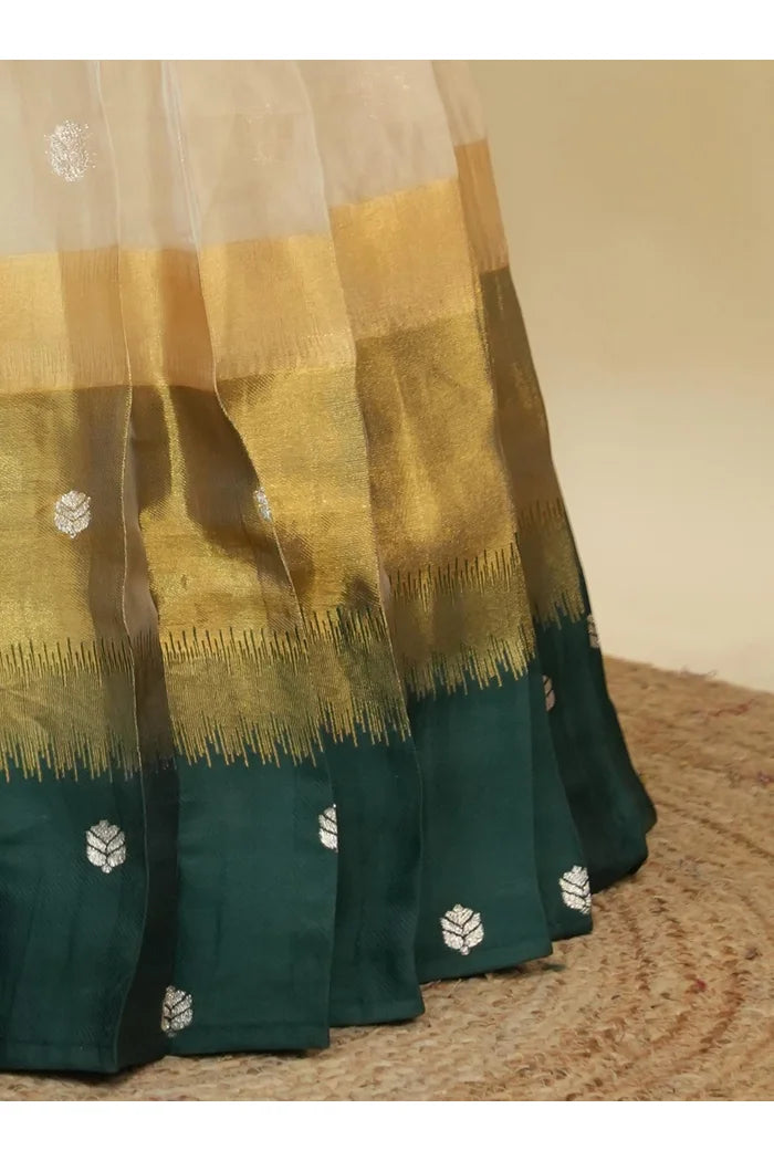 Beautiful South Indian Style Half Saree with Blouse and Dupatta for Women | Dharani (Copy)