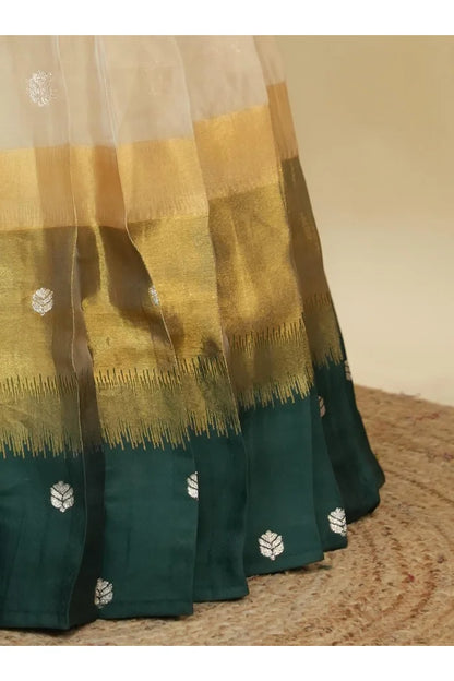 Beautiful South Indian Style Half Saree with Blouse and Dupatta for Women | Dharani (Copy)