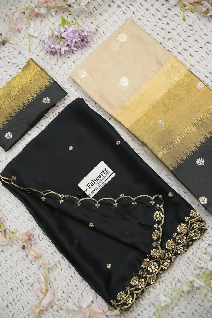 Beautiful South Indian Style Half Saree with Blouse and Dupatta for Women | Dharani (Copy)