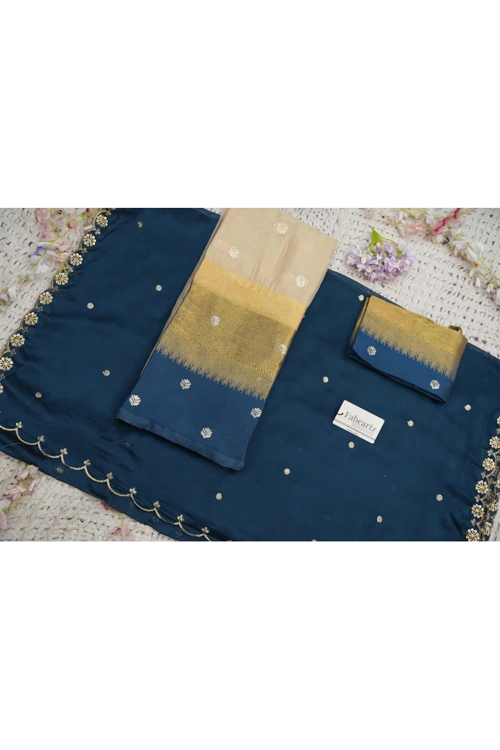 Beautiful South Indian Style Half Saree with Blouse and Dupatta for Women | Dharani (Copy)