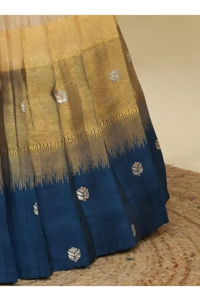 Beautiful South Indian Style Half Saree with Blouse and Dupatta for Women | Dharani (Copy)
