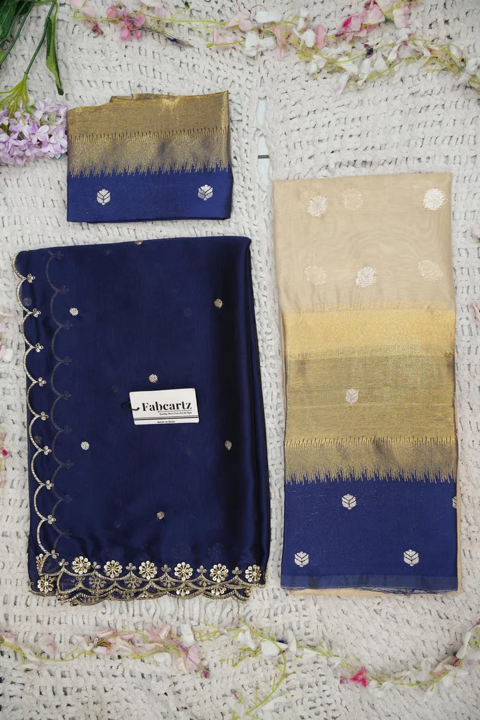 దక్షిణ భారత పండుగ సాంప్రదాయ హాఫ్ చీర (ఛవి) 