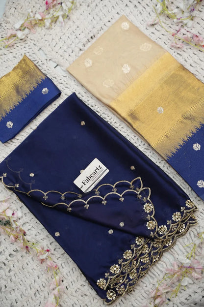 Beautiful South Indian Style Half Saree with Blouse and Dupatta for Women | Dharani (Copy)