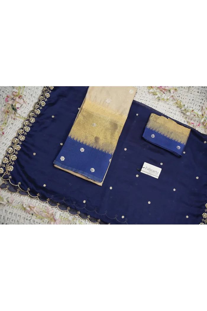 Beautiful South Indian Style Half Saree with Blouse and Dupatta for Women | Dharani (Copy)