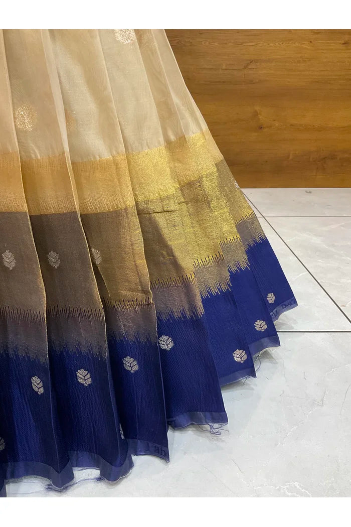 దక్షిణ భారత పండుగ సాంప్రదాయ హాఫ్ చీర (ఛవి) 