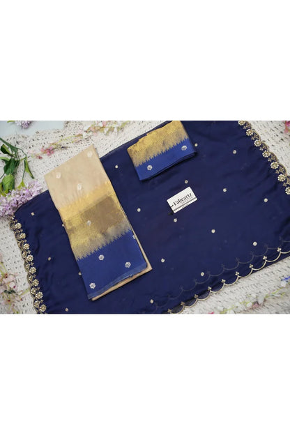 Beautiful South Indian Style Half Saree with Blouse and Dupatta for Women | Dharani (Copy)