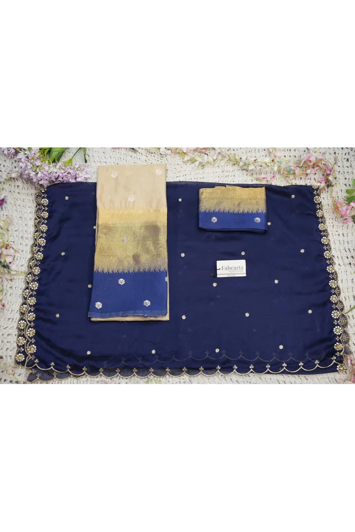 Beautiful South Indian Style Half Saree with Blouse and Dupatta for Women | Dharani (Copy)