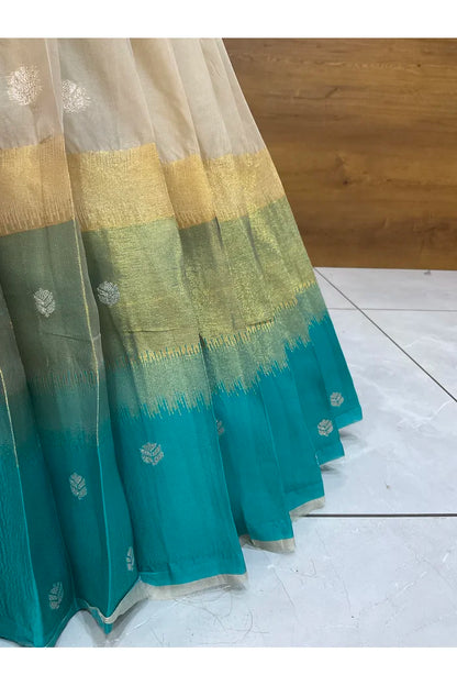 దక్షిణ భారత పండుగ సాంప్రదాయ హాఫ్ చీర (ఛవి) 