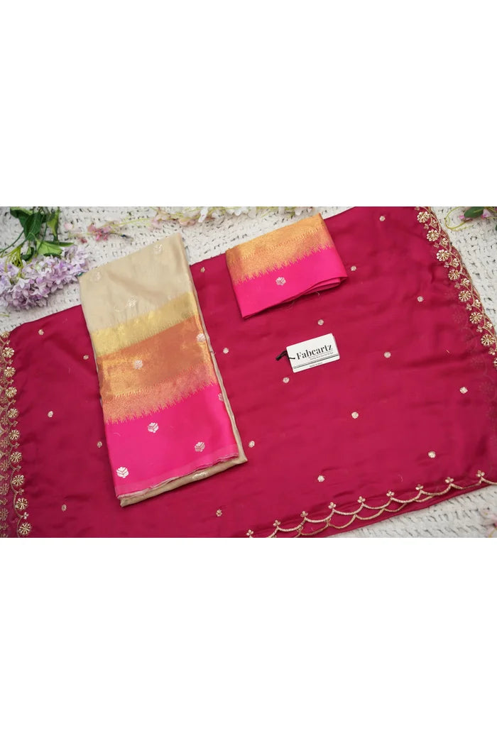 Beautiful South Indian Style Half Saree with Blouse and Dupatta for Women | Dharani (Copy)