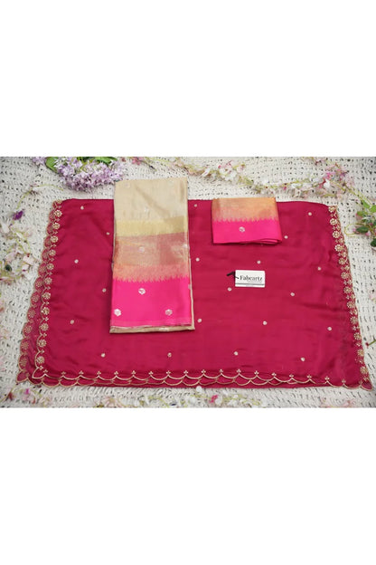 దక్షిణ భారత పండుగ సాంప్రదాయ హాఫ్ చీర (ఛవి) 