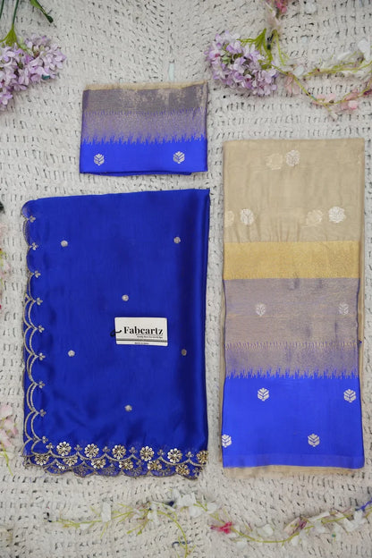 Beautiful South Indian Style Half Saree with Blouse and Dupatta for Women | Dharani (Copy)