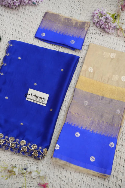Beautiful South Indian Style Half Saree with Blouse and Dupatta for Women | Dharani (Copy)