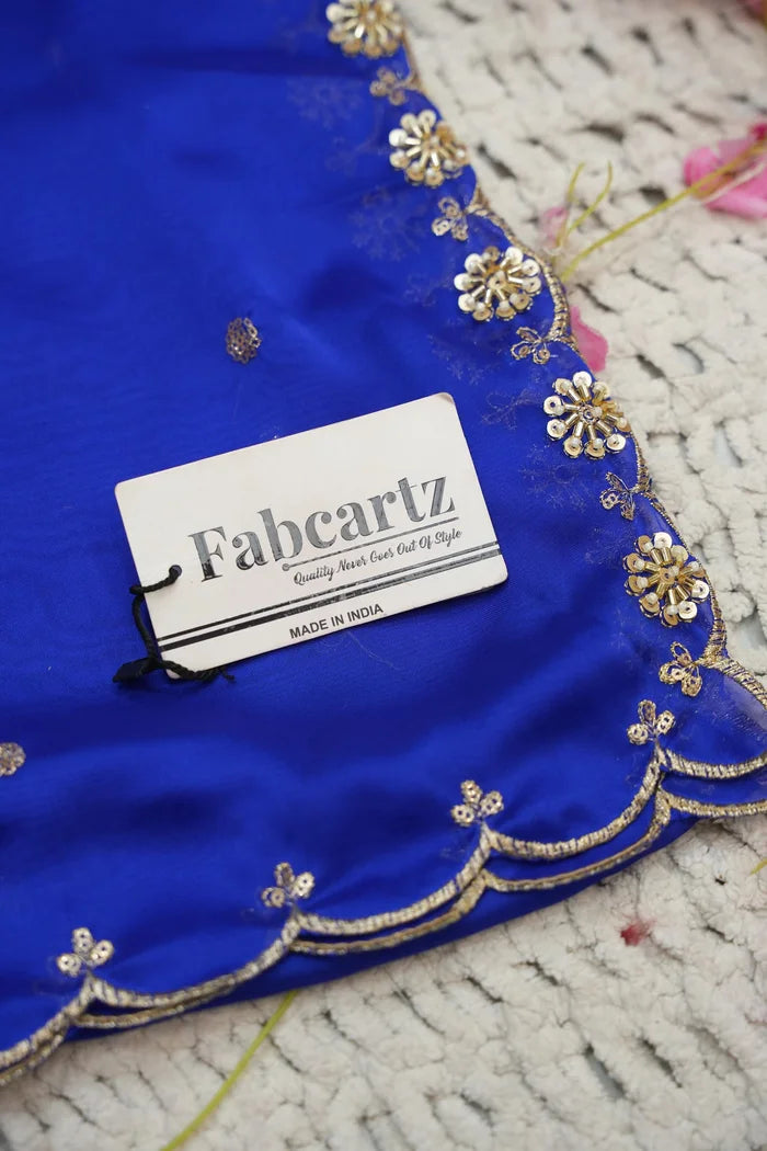 Beautiful South Indian Style Half Saree with Blouse and Dupatta for Women | Dharani (Copy)