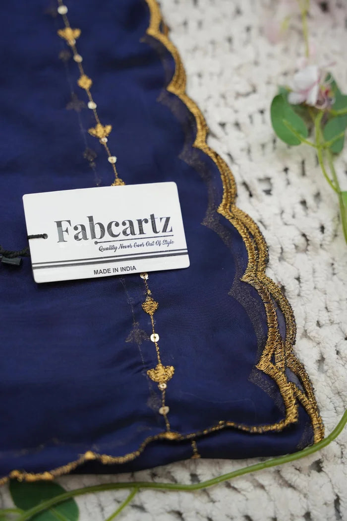 Beautiful South Indian Style Half Saree with Blouse and Dupatta for Women | Ginger