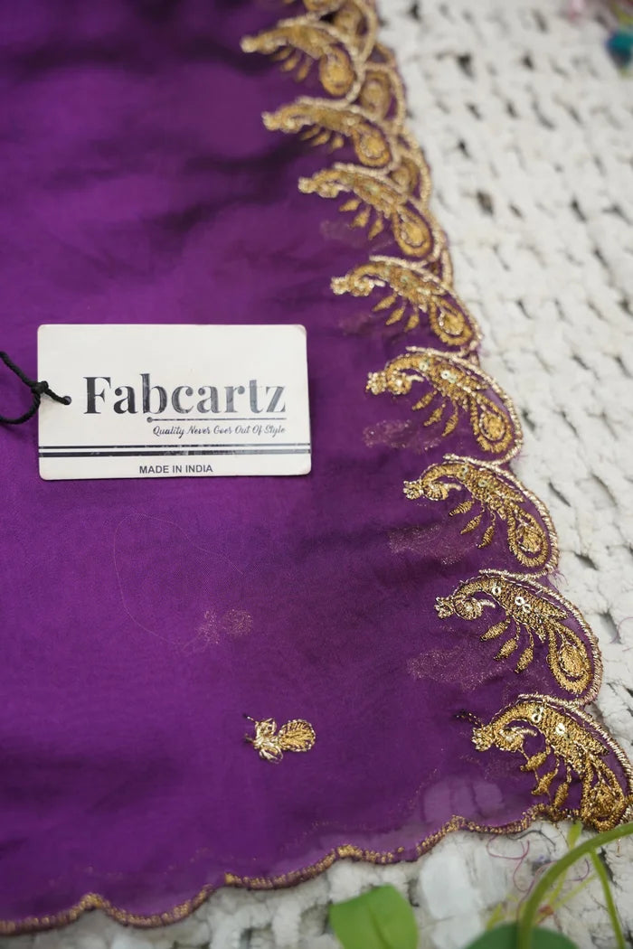 Beautiful South Indian Style Printed Half Saree with Blouse and Dupatta for Women | Radhekrishna