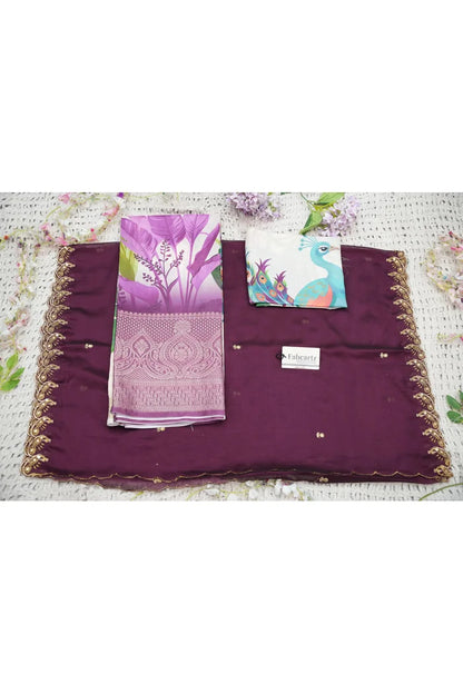 Beautiful South Indian Style Printed Half Saree with Printed Blouse and Dupatta for Women | Radhekrishna KV