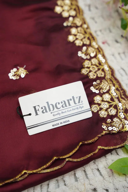 Beautiful South Indian Style Half Saree with Embroidery Work Blouse and Dupatta for Women | Ekta KV