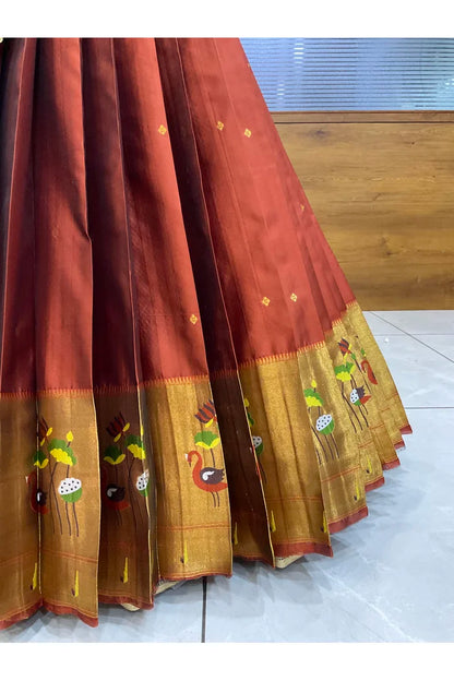 Beautiful South Indian Style Half Saree with Blouse and Dupatta for Women | Leela