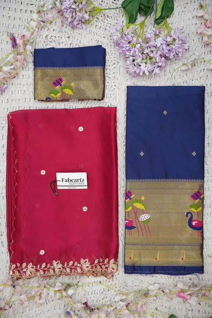 Beautiful South Indian Style Half Saree with Blouse and Dupatta for Women | Leela