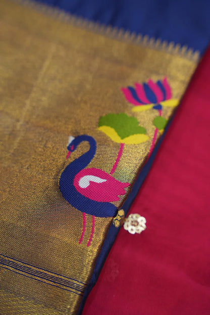 Beautiful South Indian Style Half Saree with Blouse and Dupatta for Women | Leela