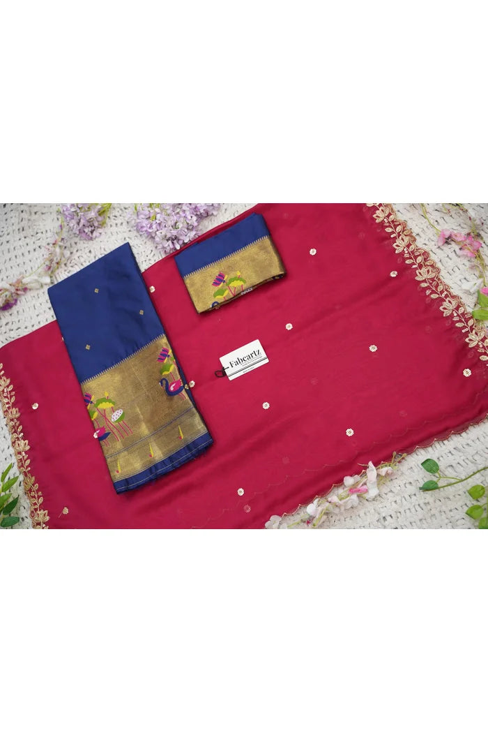 Beautiful South Indian Style Half Saree with Blouse and Dupatta for Women | Leela
