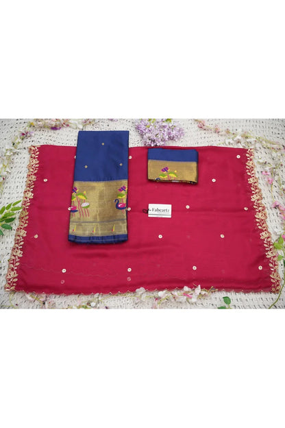 Beautiful South Indian Style Half Saree with Blouse and Dupatta for Women | Leela