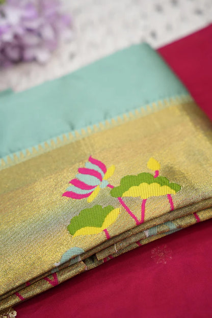 Beautiful South Indian Style Half Saree with Blouse and Dupatta for Women | Leela