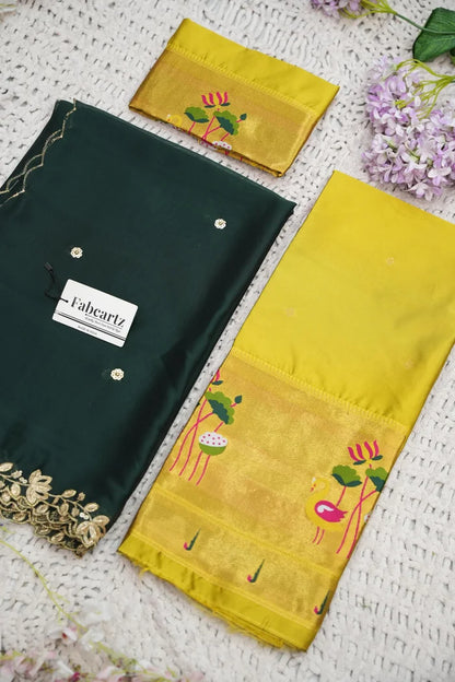 Beautiful South Indian Style Half Saree with Blouse and Dupatta for Women | Leela