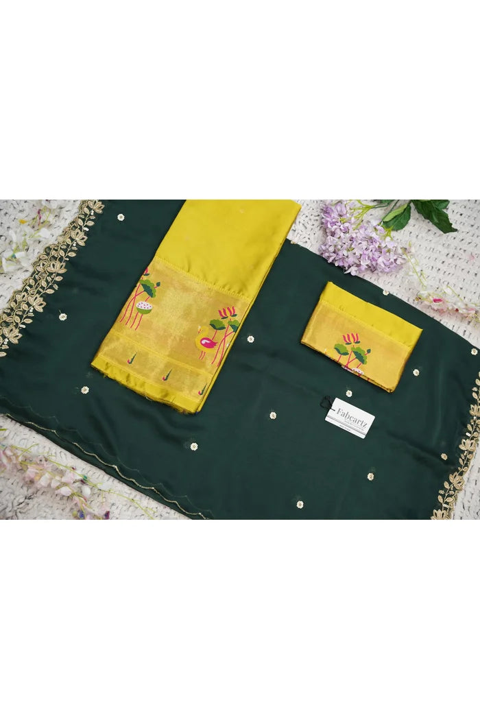Beautiful South Indian Style Half Saree with Blouse and Dupatta for Women | Leela