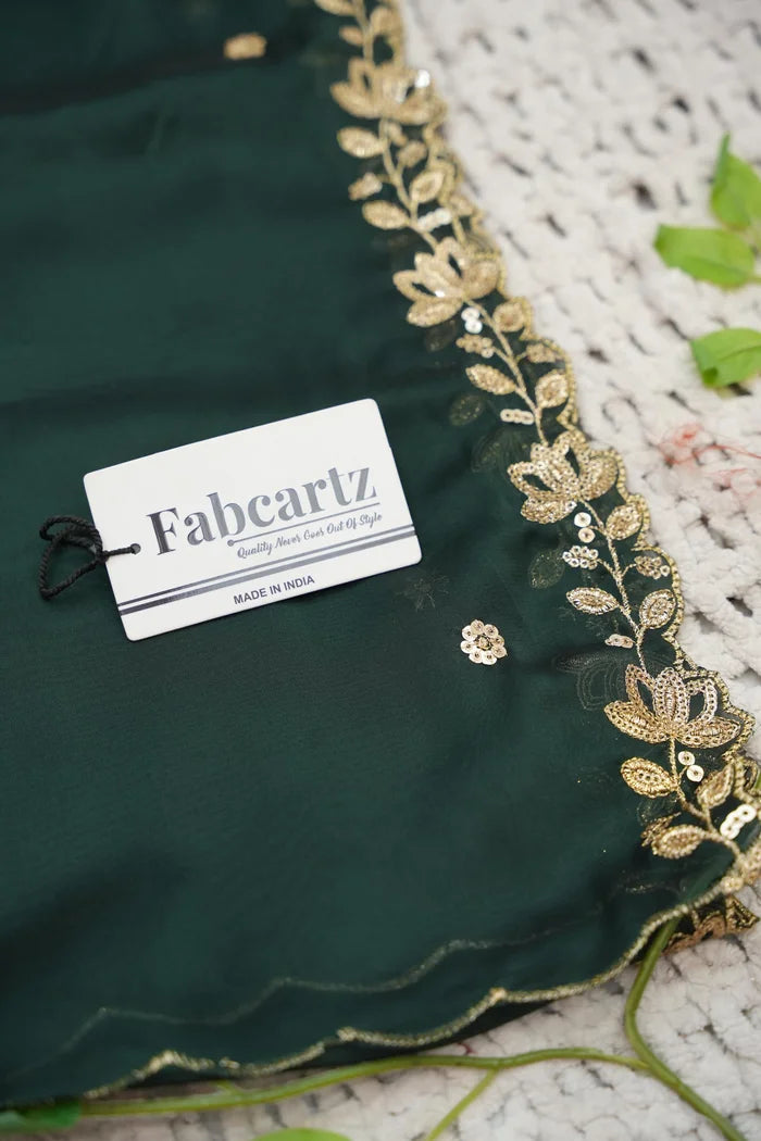 Beautiful South Indian Style Half Saree with Blouse and Dupatta for Women | Leela