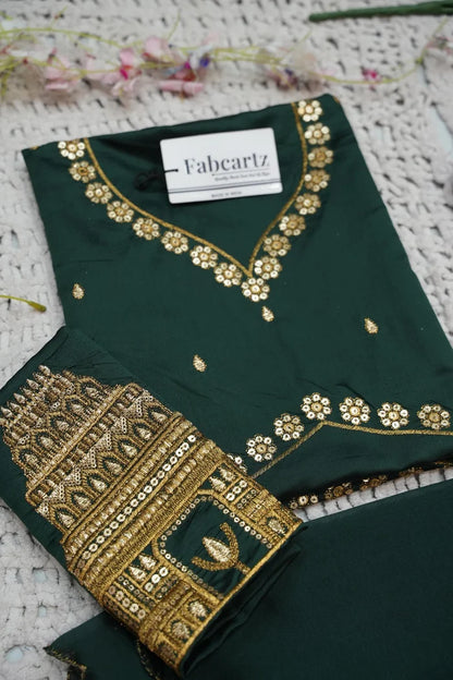 Beautiful South Indian Style Half Saree with Blouse and Dupatta for Women | Tripura