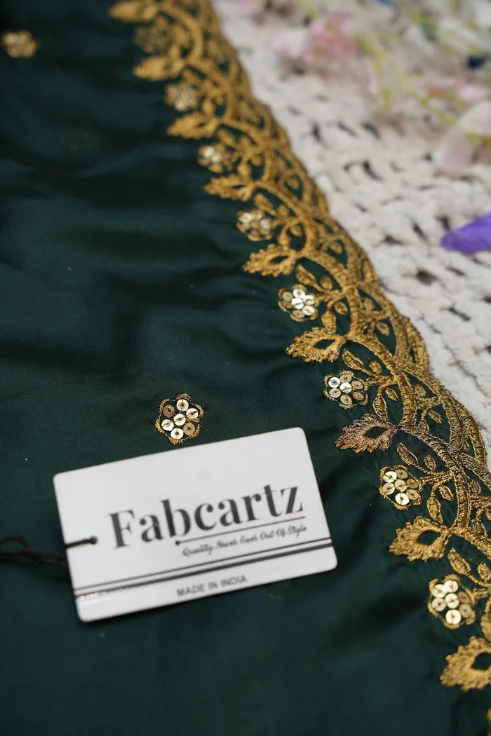 Beautiful South Indian Style Half Saree with Blouse and Dupatta for Women | Tripura
