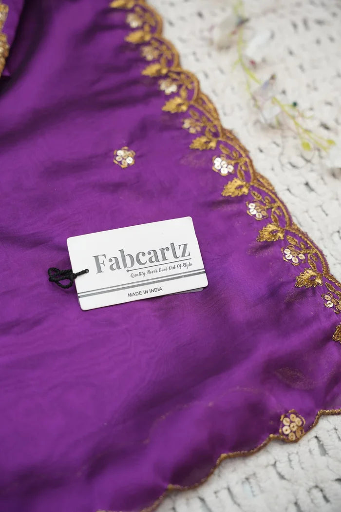 Beautiful South Indian Style Half Saree with Blouse and Dupatta for Women | Tripura